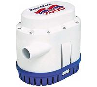 Rule-Mate RM2000A Automated Bilge Pump, No Float Switch Required, 2000 GPH, 12 Volt, White/Blue