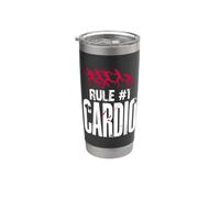 Rule Number One Cardio Zombie Apocalypse Running Stainless Steel Insulated Tumbler