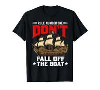Rule Number One Dont Fall Off The Boat Pirate T-Shirt