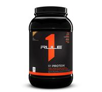 Rule One Proteins, R1 Protein - cafe Mocha, 25g Fast-Acting, Super-Pure 100 Isolate and Hydrolysate Protein Powder with 6g BcAAs for Muscle growth an