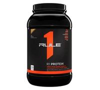 Rule One Proteins, R1 Protein - cafe Mocha, 25g Fast-Acting, Super-Pure 100 Isolate and Hydrolysate Protein Powder with 6g BcAAs for Muscle growth an