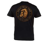 Rule Out Mens Martial Arts t-Shirt. Sagat Muay Thai. Casual. Black (Size Medium)