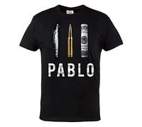 Rule Out Mens t-Shirt. Pablo Escobar. Narcos TV-Serie. Casual Wear (Size Large) Black