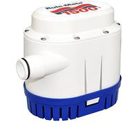 Rule Rule-Mate Automated Bilge Pump, White, Submersible, Metal & Plastic, Boating Bilge Pumps, 2.75 Inches, 110V AC