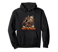 Rule the Arena Warrior Leadership Strength Design Pullover Hoodie