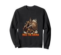 Rule the Arena Warrior Leadership Strength Design Sweatshirt