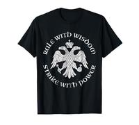 Rule with Wisdom - The Byzantine Double-Headed Eagle T-Shirt
