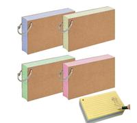 Ruled Flash Cards | Lined Single Hole,3 X 5 Inch Ruled Lined Punched Index Cards for Effective Learning & Note Taking, Students, Teacher