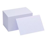 Ruled Index Cards 4 X 6 Double Sided Lined Notecards Heavy Weight Ruled Checklist Cards Thick Flash Cards for Studying, School, Home and Office（Blue Line,300 Count）