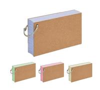 Ruled Index Cards, Ruled Note Cards,200 Heavy Flash Cards - 3 x 5 Inch Heavy Note Cards with Metal Rings for , D Record