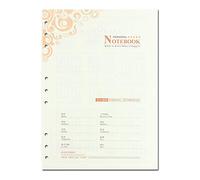 Ruled Inserts 6 Hole A7 Planner Refills Pages 6-Ring Binder A7 Lined Paper Refill for Notebook Inserts