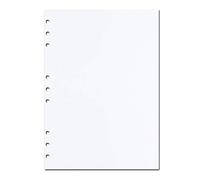 Ruled Inserts 9 Hole B5 Planner Refills Pages 9-Ring Binder B5 Blank Paper Refill for Notebook Inserts