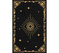 Ruled Notebook Journal - A5 Lined Notebook, 144 Pages (5.5 x 8.5 in), Leather-Style Cover with Pocket and Band, Black: Dark Academia Grimoire Style | ... Spells, Creative Writing, and Daily Notes