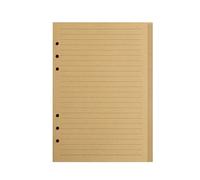 Ruled Paper a 5 Graph Refill Paper 80 Sheets 6 Hole Replacement Sheet for Note Sketching Drawing