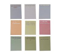 Ruled Sticky Notes, Colorful Sticky Pads, Cute and Aesthetic Sticky Notes 270 Sheets | Beautiful 9X Rectangle Sticky Notes for Teachers Women College
