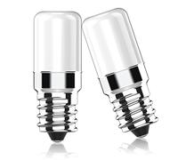 RuLEDne E14 LED Fridge Light Bulb Cool White 6000K, 2W / 170LM SES E14 Bulb 15W Incandescent Small Edison Screw Light Bulb Replacement, No Dimmable, AC 220-240V,2 PCS