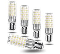 RuLEDne E27 LED Bulbs Cool White 6000K 7W Corn Bulb Lamps, Edison Screw LED Energy Saving Bulbs Replaces 60W-80W Incandescent Bulb 5 Pack (E27 6000K 5 PCS)