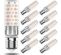 RuLEDne E27 LED Bulbs Warm White 7W Corn Bulb Lamps 2700K, Edison Screw LED Energy Saving Bulbs Replaces 60W-80W Incandescent Bulb 10 Pack