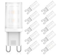 RuLEDne LED G9 Bulbs 2W Equivalent to Halogen Bulbs 20W 25W 28W (G9 2700K 10 Pcs)