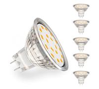 RuLEDne MR11 LED Bulbs, GU4 Bi-Pin Base ACDC 12V 3W (Equivalent to 25W 30W Halogen Light Bulbs) Warm White 2700K - 3000K Light Bulb,Spotlight for Home Landscape Track Lighting,Pack of 4