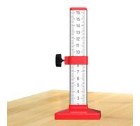 Ruler for Floor Tiles with Equal Height - 16 x 6 cm Large Tile Levelling and Positioning Tool with Clear Double-Sided Scale Professional Horizontal Measuring Tool for Floor