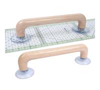 Ruler Grip,2 Pieces Comfortable Suction Cups for Craft Supplies | Grip Handle for Quilting - For Crafts Art Knitting Embroidery Indoor Home Classroom Bedroom Living Room Party