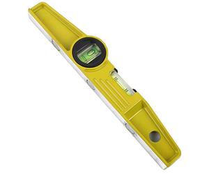 RULER LEVEL TWO LINES 25CM MAGNETIC SCAFFOLDERS SPIRITPORTABLE TOOL Free UK Post