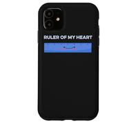 Ruler Of My Heart Cute Kawaii Math Pun Geometry Arithmetic Case for iPhone 11