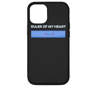 Ruler Of My Heart Cute Kawaii Math Pun Geometry Arithmetic Case for iPhone 12/12 Pro