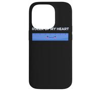 Ruler Of My Heart Cute Kawaii Math Pun Geometry Arithmetic Case for iPhone 14 Pro