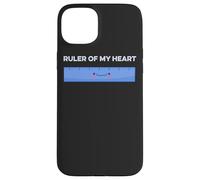 Ruler Of My Heart Cute Kawaii Math Pun Geometry Arithmetic Case for iPhone 15 Plus