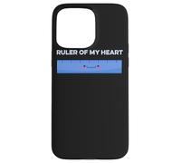 Ruler Of My Heart Cute Kawaii Math Pun Geometry Arithmetic Case for iPhone 15 Pro Max