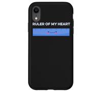 Ruler Of My Heart Cute Kawaii Math Pun Geometry Arithmetic Case for iPhone XR
