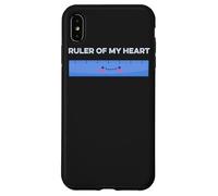 Ruler Of My Heart Cute Kawaii Math Pun Geometry Arithmetic Case for iPhone XS Max