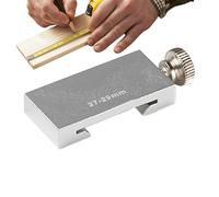Ruler Positioning Block - Aluminium Alloy Ruler Stopper | Scribe Locator | High Precision Measuring Tool for Steel Rulers, Carpentry Woodworking Layout Marker, Marking Aid for Construction Workshop