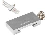 Ruler Positioning Block | Aluminum Alloy Precision Stop Block 20/26/29mm Compact 3-4.2cm Measuring Guide Clamp For Steel Ruler Accurate Marking Tool | Carpentry Woodworking Engineering Construction La