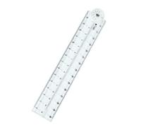 Ruler Straight Ruler Geometric Drawing Measuring Length 0-30cm (0-12Inch) for Drawing Measuring Engineering Portable