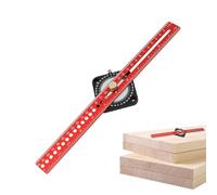 Ruler - T-shaped adjustable gauge, tool for drawing lines and circle marking - for furniture construction, technical drawing, woodturning, construction and
