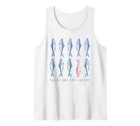 Rules are for Losers Rebel Fish Anti-Conformity Humor Tank Top
