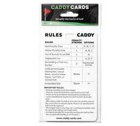 Rules Caddy - Simplify The Rules of Golf - Golf Bag Tag Accessory - Training Aid - Quick Reference Guide - 2025 Update - USGA Rules of Golf 2025 Pocket Size