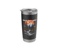 Rules Don’t Apply Off Road Off-Road Biking Adventure Stainless Steel Insulated Tumbler