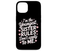 Rules Don't Apply To Me Youngest Sister Humor Case for iPhone 13