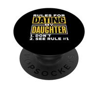 Rules For Dating My Daughter Dates Father Date Daughter Dad PopSockets Adhesive PopGrip