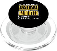 Rules For Dating My Daughter Dates Father Date Daughter Dad PopSockets PopGrip for MagSafe