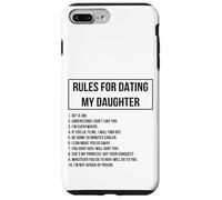 Rules For Dating My Daughter Novelty Graphic Cool Designs Case for iPhone 7 Plus/8 Plus