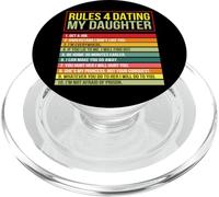 Rules For Dating My Daughter Novelty Graphic Cool Designs PopSockets PopGrip for MagSafe