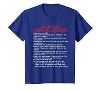 Rules for Dating My Daughter Tee Dating Tshirt T-Shirt, Youth, Royal Blue, 2T
