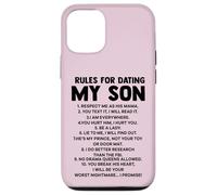 Rules for Dating My Son Funny Mom Loves Her Son Mother's day Case for iPhone 12/12 Pro