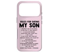 Rules for Dating My Son Funny Mom Loves Her Son Mother's day Case for iPhone 17 Pro