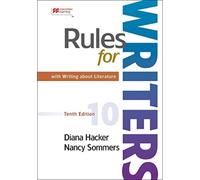 Rules for Writers with Writing about Literature (Tabbed Version)